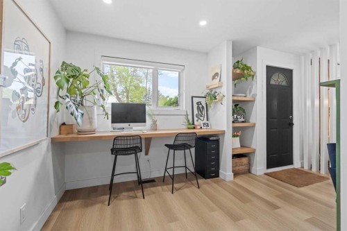 240 Lynnview Way Se, Calgary, AB - Indoor Photo Showing Office