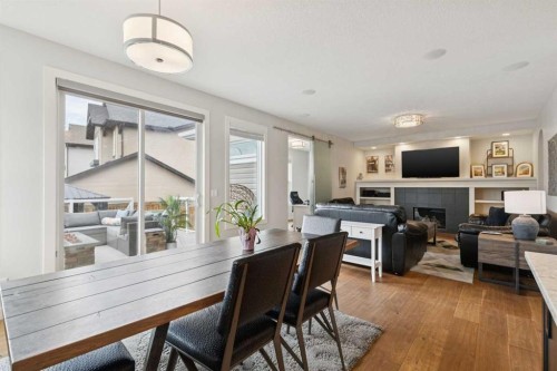 2015 Brightoncrest Green Se, Calgary, AB - Indoor Photo Showing Other Room With Fireplace