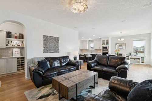 2015 Brightoncrest Green Se, Calgary, AB - Indoor Photo Showing Living Room