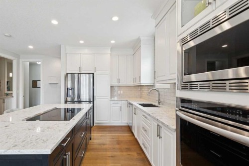 2015 Brightoncrest Green Se, Calgary, AB - Indoor Photo Showing Kitchen With Upgraded Kitchen