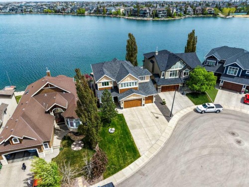 54 Auburn Sound Place Se, Calgary, AB - Outdoor With Body Of Water With Facade