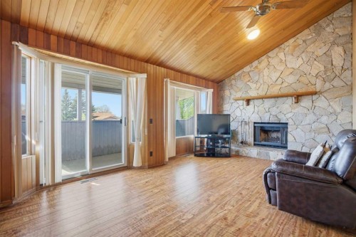 56 Whitworth Place Ne, Calgary, AB -  Photo Showing Living Room With Fireplace