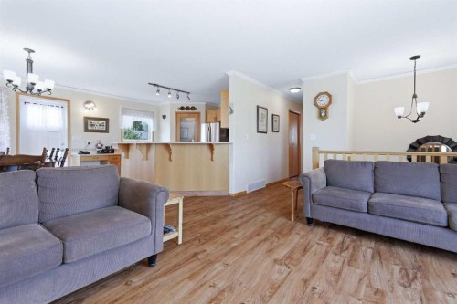 4318 60 Avenue, Innisfail, AB - Indoor Photo Showing Living Room