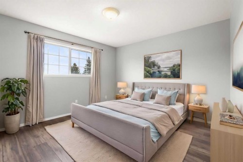 256 Covington Place Ne, Calgary, AB - Indoor Photo Showing Bedroom