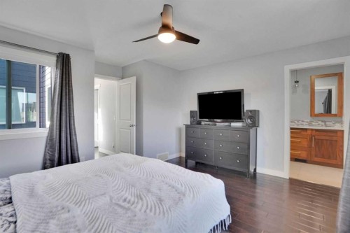 145 Marquis Common Se, Calgary, AB - Indoor Photo Showing Bedroom