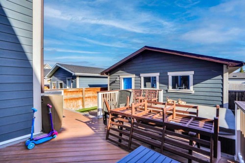 145 Marquis Common Se, Calgary, AB - Outdoor With Deck Patio Veranda With Exterior