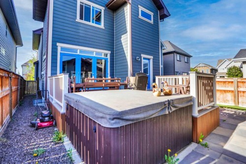 145 Marquis Common Se, Calgary, AB - Outdoor With Deck Patio Veranda With Exterior