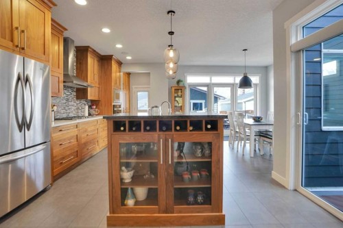 145 Marquis Common Se, Calgary, AB - Indoor Photo Showing Kitchen With Upgraded Kitchen