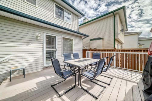 327 Hidden Ranch Circle Nw, Calgary, AB - Outdoor With Deck Patio Veranda With Exterior