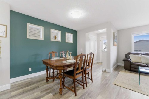 394 Copperpond Boulevard Se, Calgary, AB - Indoor Photo Showing Dining Room