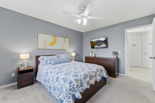 394 Copperpond Boulevard Se, Calgary, AB - Indoor Photo Showing Bedroom