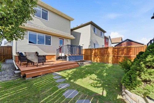 394 Copperpond Boulevard Se, Calgary, AB - Outdoor With Deck Patio Veranda With Exterior