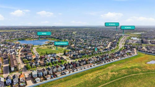 394 Copperpond Boulevard Se, Calgary, AB - Outdoor With View