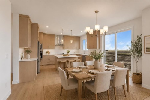 416 Watercrest Place, Chestermere, AB - Indoor Photo Showing Dining Room
