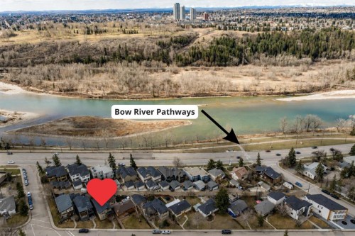 2707 1 Avenue Nw, Calgary, AB - Outdoor With Body Of Water With View