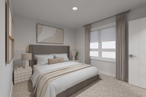 603-437 Alpine Avenue Sw, Calgary, AB - Indoor Photo Showing Bedroom