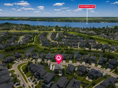 184 Magenta Crescent, Chestermere, AB - Outdoor With Body Of Water With View