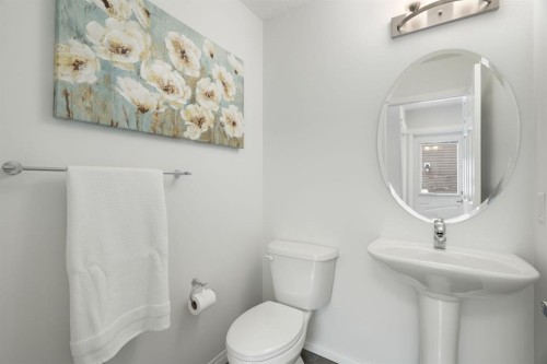 54 Legacy Common Se, Calgary, AB - Indoor Photo Showing Bathroom
