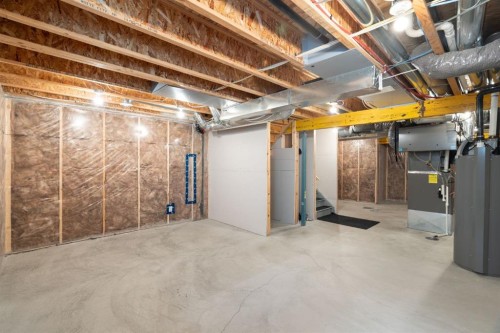 54 Legacy Common Se, Calgary, AB - Indoor Photo Showing Basement