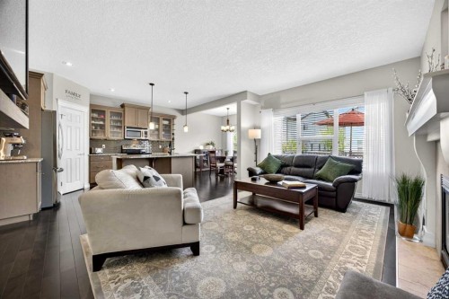 293 Bridleridge View Sw, Calgary, AB - Indoor Photo Showing Living Room