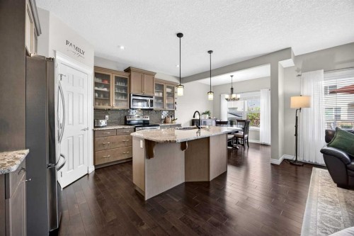 293 Bridleridge View Sw, Calgary, AB - Indoor Photo Showing Kitchen With Upgraded Kitchen