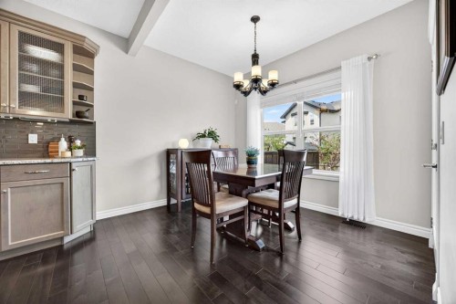 293 Bridleridge View Sw, Calgary, AB - Indoor Photo Showing Dining Room