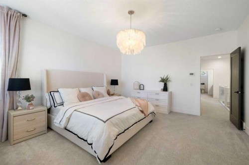 13 Shawnee Heath Sw, Calgary, AB - Indoor Photo Showing Bedroom