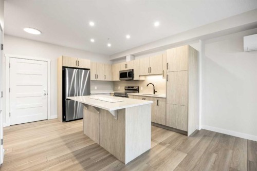 1107-81 Arbour Lake View Nw, Calgary, AB - Indoor Photo Showing Kitchen With Stainless Steel Kitchen