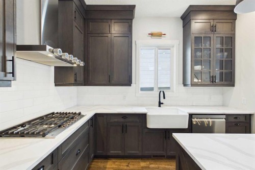 11 Royston Park Nw, Calgary, AB - Indoor Photo Showing Kitchen With Upgraded Kitchen