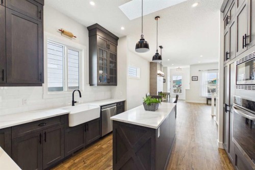 11 Royston Park Nw, Calgary, AB - Indoor Photo Showing Kitchen With Upgraded Kitchen