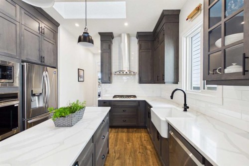 11 Royston Park Nw, Calgary, AB - Indoor Photo Showing Kitchen With Upgraded Kitchen