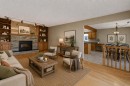 2328 Munro Drive Ne, Calgary, AB  - Indoor Photo Showing Living Room With Fireplace 