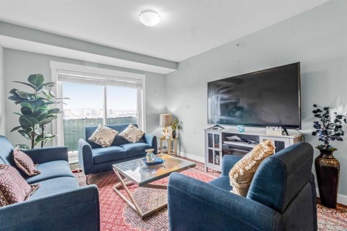 5404-302 Skyview Ranch Drive Ne, Calgary, AB - Indoor Photo Showing Living Room
