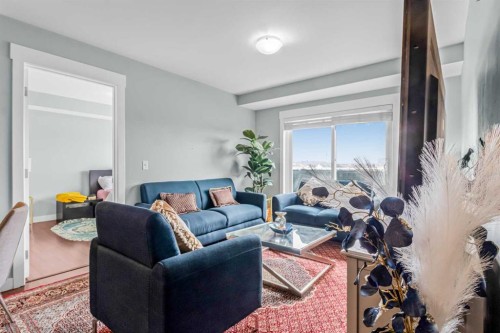 5404-302 Skyview Ranch Drive Ne, Calgary, AB - Indoor Photo Showing Living Room