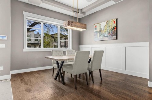 449 28 Avenue Nw, Calgary, AB - Indoor Photo Showing Dining Room