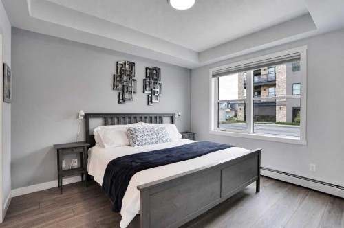 105-55 Wolf Hollow Crescent Se, Calgary, AB - Indoor Photo Showing Bedroom