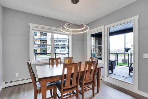 105-55 Wolf Hollow Crescent Se, Calgary, AB - Indoor Photo Showing Dining Room