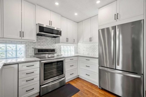 268 Douglas Woods Drive Se, Calgary, AB - Indoor Photo Showing Kitchen With Upgraded Kitchen
