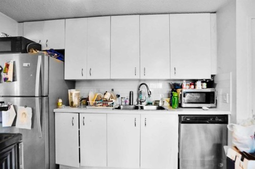 168 Castlebrook Drive Ne, Calgary, AB - Indoor Photo Showing Kitchen With Double Sink