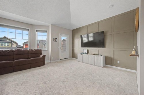 53 Fireside Crescent, Cochrane, AB - Indoor Photo Showing Living Room