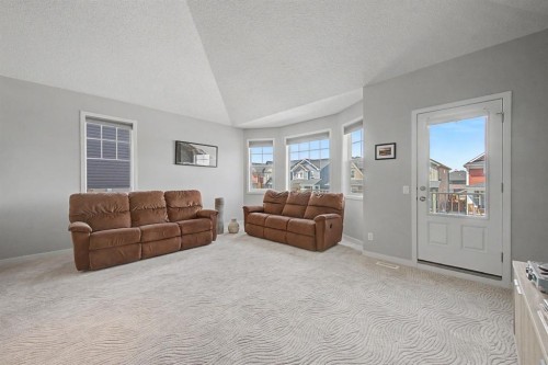 53 Fireside Crescent, Cochrane, AB - Indoor Photo Showing Living Room