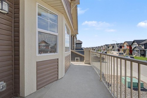 53 Fireside Crescent, Cochrane, AB - Outdoor With Balcony With Exterior