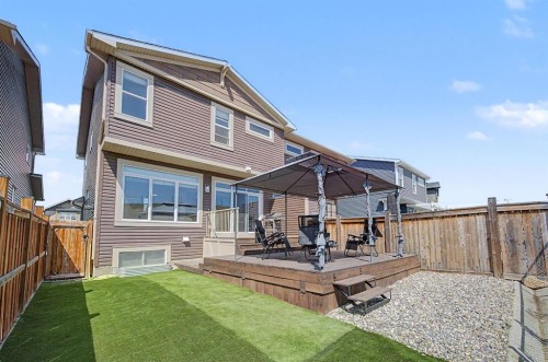 53 Fireside Crescent, Cochrane, AB - Outdoor With Deck Patio Veranda