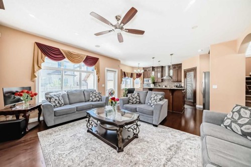 117 Saddlelake Grove Ne, Calgary, AB - Indoor Photo Showing Living Room