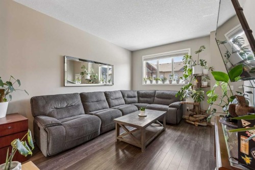 213 Copperpond Villas Se, Calgary, AB - Indoor Photo Showing Living Room