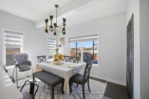 1153 Chinook Gate Bay Sw, Airdrie, AB - Indoor Photo Showing Dining Room