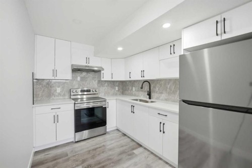 1153 Chinook Gate Bay Sw, Airdrie, AB - Indoor Photo Showing Kitchen With Stainless Steel Kitchen With Double Sink
