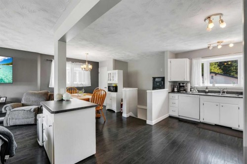 249 Acadia Drive Se, Calgary, AB - Indoor Photo Showing Kitchen With Double Sink