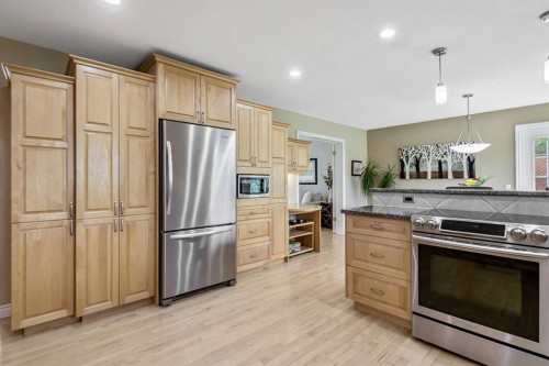 39 Canova Close Sw, Calgary, AB - Indoor Photo Showing Kitchen With Stainless Steel Kitchen