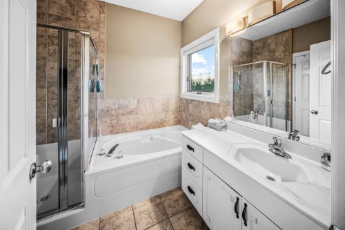 40 Blueridge Bay, Rural Rocky View County, AB - Indoor Photo Showing Bathroom